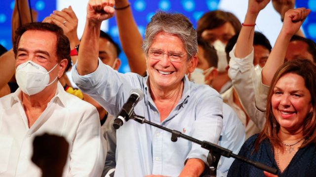 Conservative ex-banker Lasso wins presidential run-off in Ecuador