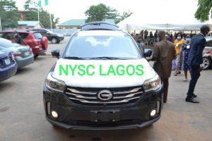 Lagos State donates utility vehicle to NYSC Secretariat