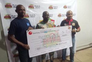 Mega millions Naija: Lottery firm presents N2m cheque to winner