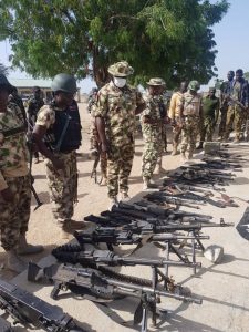 Troops raid terrorists hideouts, eliminate 5 in Borno