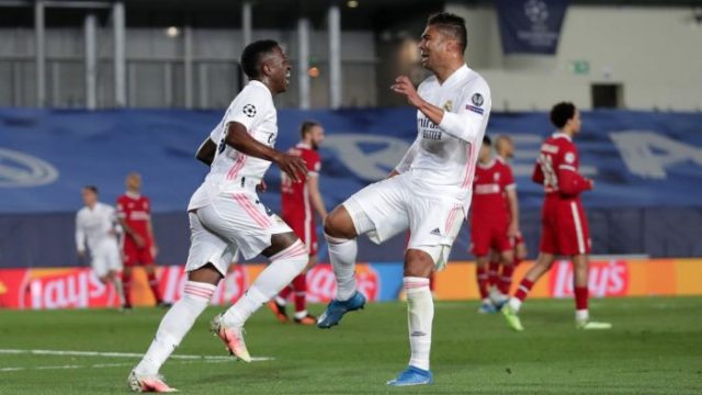 UEFA: Real Madrids Vinicius scores twice to stun Liverpool