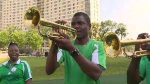 Nigerian in Diaspora donates trumpets to NFSC