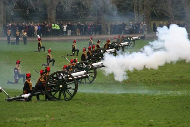 Gun salutes to mark death of Prince Philip