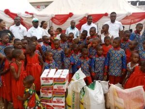 Easter: Club donates food items worth N300,000 to orphanage