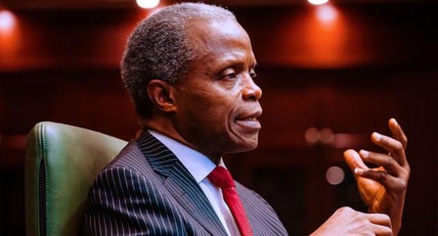 Osinbajo offers scholarship to gifted physically challenged artist