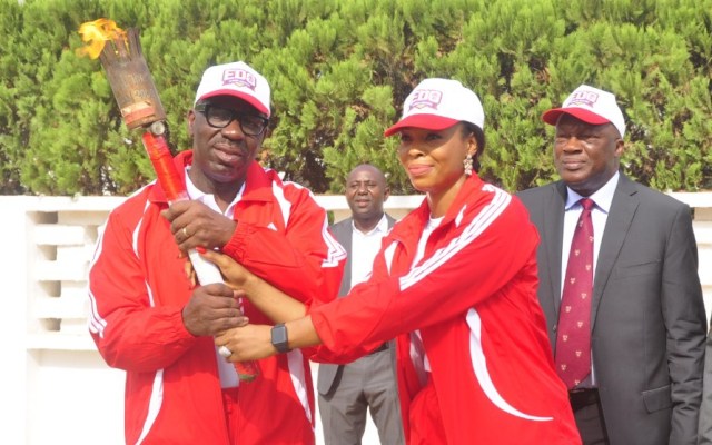 20th NSF: Obaseki receives torch of unity