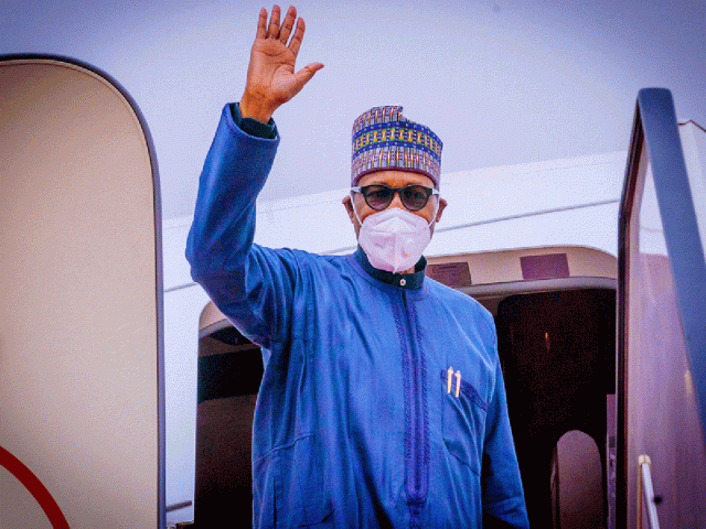 Buhari departs for London for medical check-up