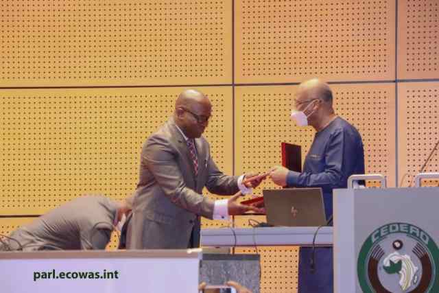 Maiden Speakers Award: ECOWAS Parliament honours 4 staff members