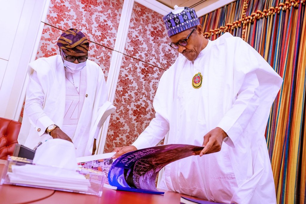 Buhari receives Pictorial Reports on aftermath of Lagos #EndSARS protest