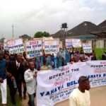  2023: Nwazurike leads youths in solidarity march for Yahaya Bello Presidency in Imo