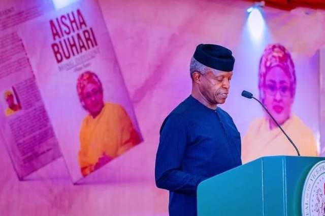 Osinbajo eulogises Aisha Buhari at book launch