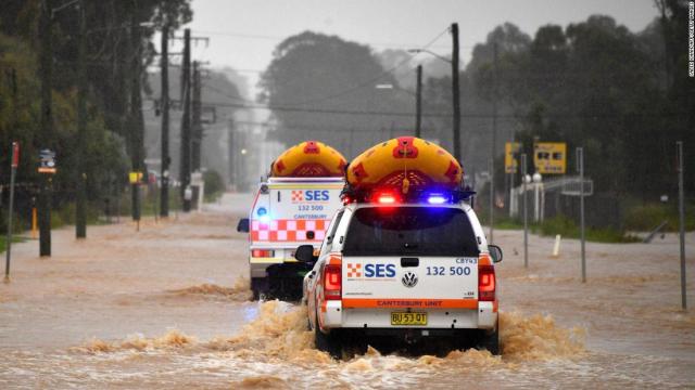 Australia to evacuate thousands as Sydney faces worst floods in 60 years
