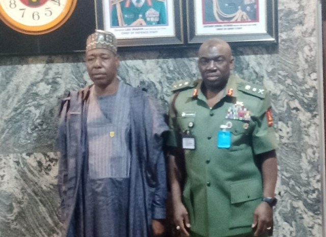 Insurgency: Zulum lauds army for renewed operational vigour in Borno