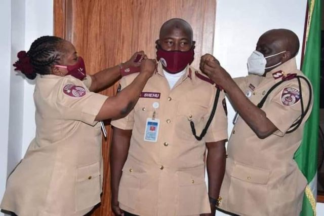 FRSC promotes 10 Senior officers, 26 others