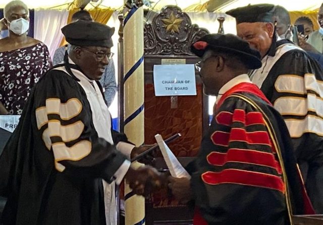 ECOWAS Speaker, Tunis honoured with Doctorate by Alma Mater