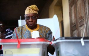 Obasanjo, Osinbajo express satisfaction over election conduct in Ogun