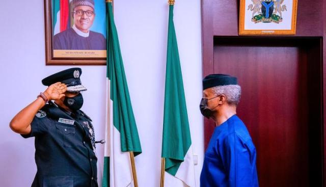 Osinbajo tasks Ag. I-G to restore confidence, dignity of NPF